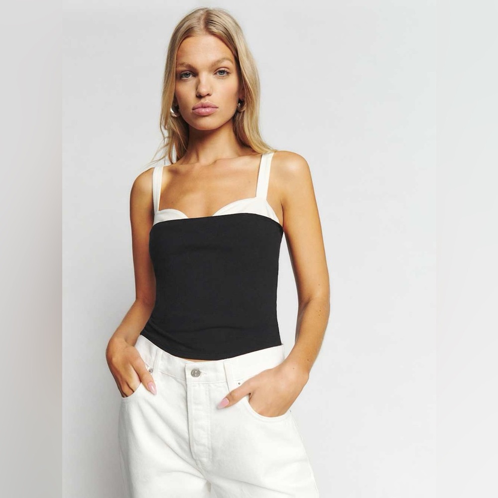 Reformation Harlan top - size L